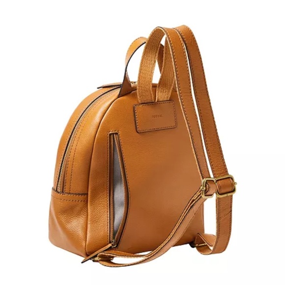Fossil Logo Megan Small Leather Backpack π - Picture 7 of 17